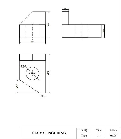 Cách Vẽ Hình Chiếu Giá Vát Ngang Và Giá Vát Nghiêng? - Công Nghệ Lớp 11 -  Bài Tập Công Nghệ Lớp 11 - Giải Bài Tập Công Nghệ Lớp 11 |