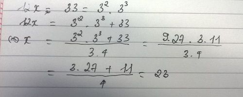 12x 33 3 mũ 2 x 3 mũ 3: Cách giải phương trình hiệu quả và nhanh chóng