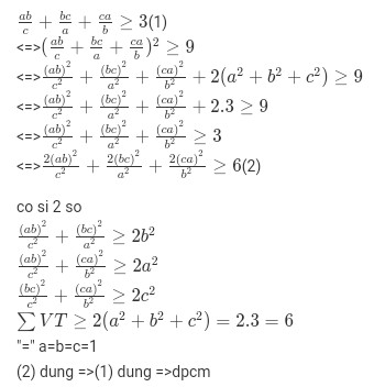 Cho A, B, C > 0 Và Ab + Bc + Ca = 1. Chứng Minh Rằng: S = A/√(1 + A^2 ...