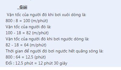 Vận Tốc Dòng Nước Là 18m/Phút: Cách Tính Toán Và Ứng Dụng Thực Tiễn