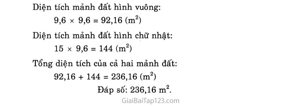 Mảnh đất hình vuông có cạnh 9.6m: Tiềm năng và Cơ hội Phát Triển