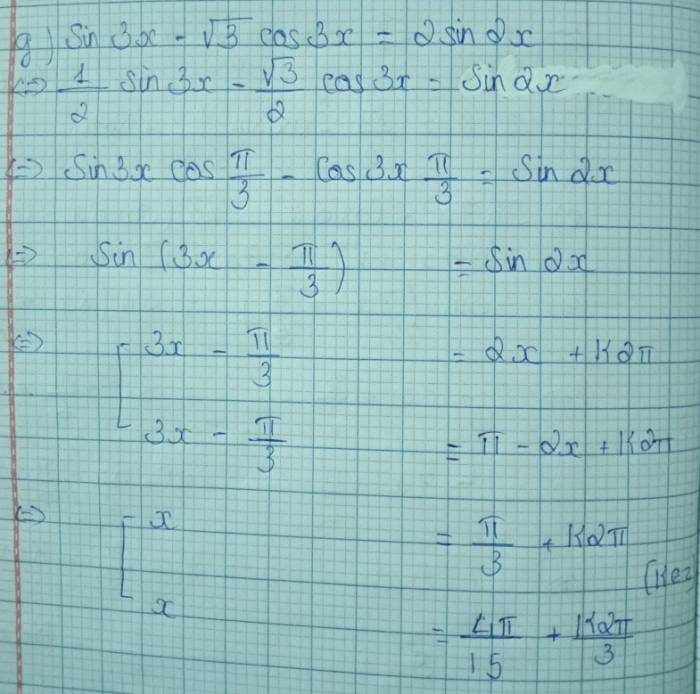 2sin5x căn3cos3x sin3x 0 - Cách Giải Phương Trình Và Ứng Dụng