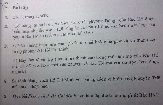 Lối Sống Rất Bình Dị, Rất Việt Nam, Rất Phương Đông Của Bác Hồ Được Biểu  Hiện Như Thế Nào? Lối Sống Ấy Và Vốn Tri Thức Văn Hóa Nhân Loại Sâu