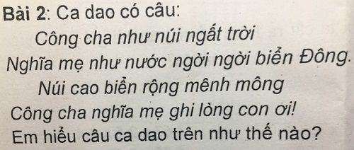 Ca dao c c u C ng cha nh n i ng t tr i Ngh a m nh n c ng i