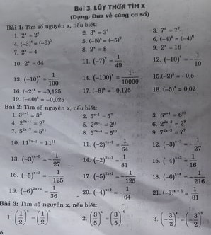 Lũy Thừa Tìm X (Dạng: Đưa Về Cùng Cơ Số) - Toán Học Lớp 7 - Bài Tập Toán  Học Lớp 7 - Giải Bài Tập Toán Học Lớp 7 | Lazi.Vn -