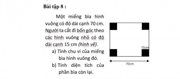 Diện tích hình vuông