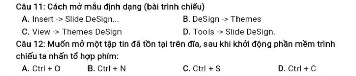 Cách mở mẫu định dạng (bài trình chiếu) - Tin học Lớp 9 - Bài tập ...