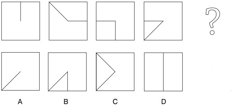 Chọn hình tại ví trí dấu hỏi chấm?