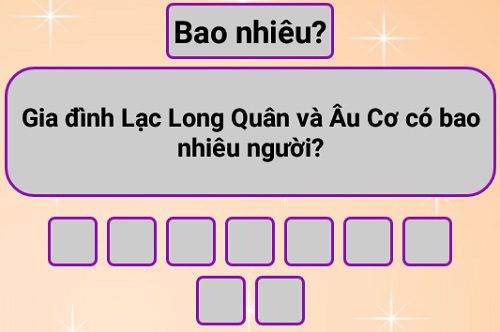 Gia đình Lạc Long Quân và Âu Cơ có bao nhiêu người?