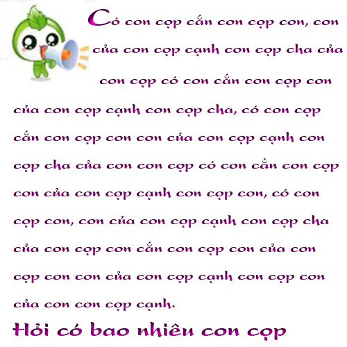 Có bao nhiêu con cọp?