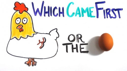 Which came first, the chicken or the egg