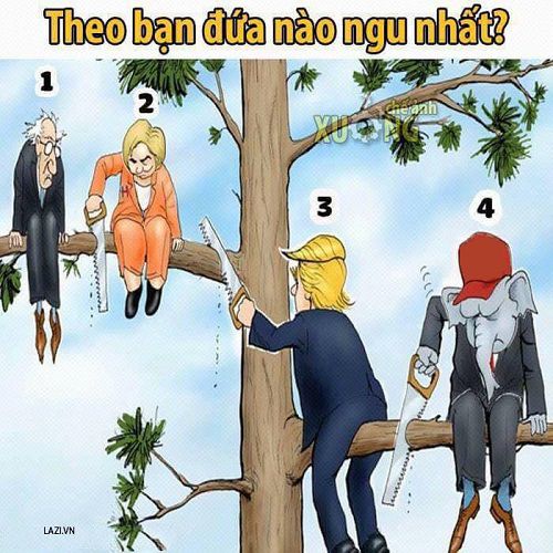 Theo bạn đứa nào ngu nhất?