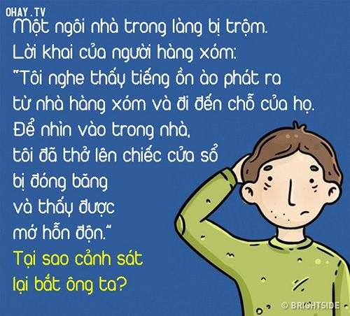 Tại sao cảnh sát lại bắt ông người hàng xóm?