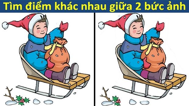 Tìm điểm khác nhau giữa hai bức ảnh