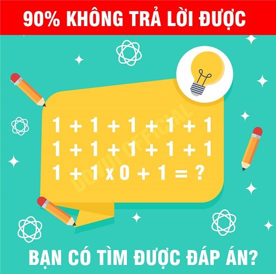 Bạn có tự tin tìm ra đáp án?