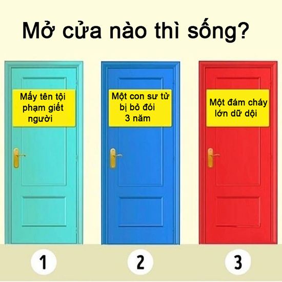 Mở cửa nào thì sống?