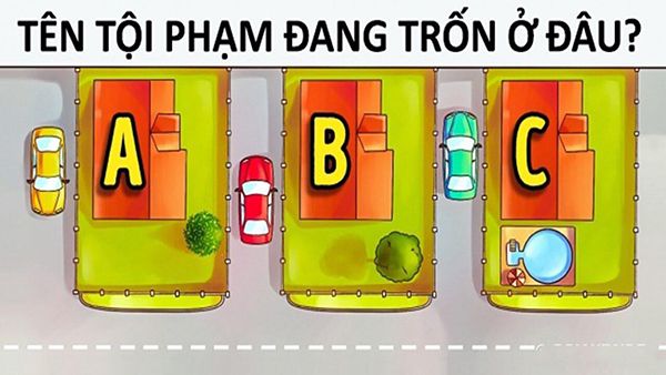 Phán đoán xem tên tội phạm đang trốn ở đâu?