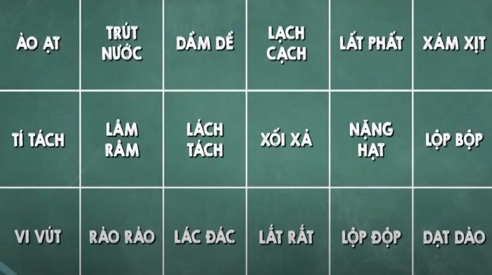 Tìm từ khóa, đây là hình ảnh để miêu tả về tiếng mưa?