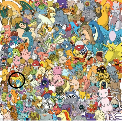 Tìm Pikachu giữa một bầy Pokemon Tìm Pikachu giữa một bầy Pokemon