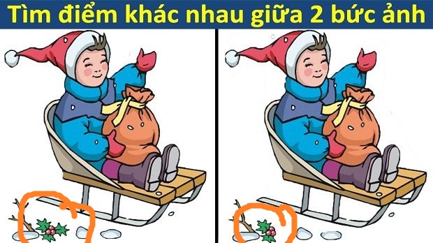 Tìm điểm khác nhau giữa hai bức ảnh