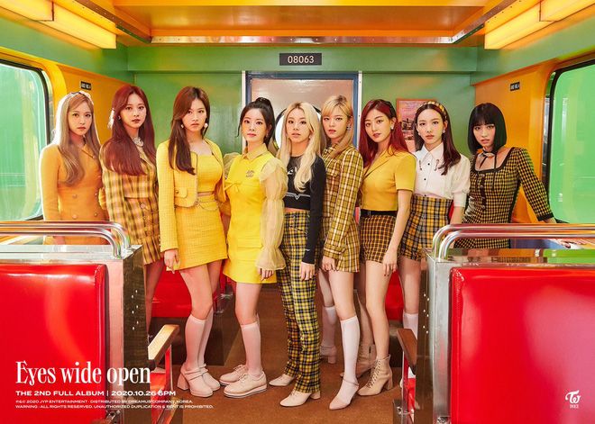 Các bạn có mong chờ màn comeback sắp tới của Twice ko (26/10): 2nd full album: Eyes wide open, Bài hát: I can stop me