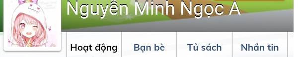 Có bạn nào 2k8 mà tên Nguyễn Minh Ngọc A ở huyện Đan Phượng - Hà Nội không ak? Mk đang tìm người quen đã giới thiệu cho mk Lazi. Ai đúng thì ib mk nhé! Cảm ơn