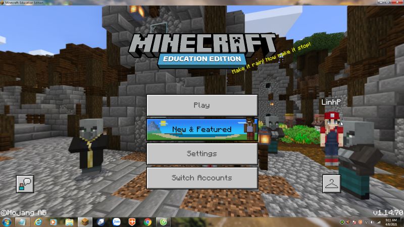 Có ai chơi Minecraft Educati Edition giống mik không?