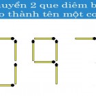 Di chuyển 1 que diêm để phép tính 9 + 2 = 5 + 1 có kết quả đúng