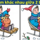 Tìm những điểm khác biệt giữa hai hình