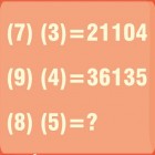Tìm ra kết quả đúng?