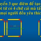 Di chuyển 2 que diêm để được số lớn nhất có 5 chữ số?