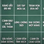 Động từ chỉ về thể hiện hành động yêu thương của người mẹ dành cho con?