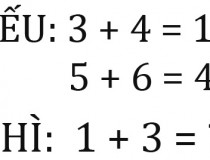 Nếu 3 + 4 = 19, 5 + 6 = 41, thì 1 + 3 = ?,đố vui IQ,đố vui iq có đáp án,đố vui hình ảnh