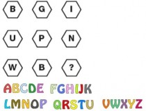 Tìm chữ cái thay thế vào dấu hỏi chấm?,đố vui IQ,đố vui iq có đáp án,đố vui hình ảnh