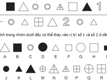 Tìm 2 hình phù hợp điền vào vị trí số 1 và số 2?,đố vui IQ,đố vui iq có đáp án,đố vui hình ảnh