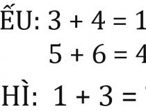 Nếu 3 + 4 = 19, 5 + 6 = 41, thì 1 + 3 = ?,đố vui IQ,đố vui iq có đáp án,đố vui hình ảnh