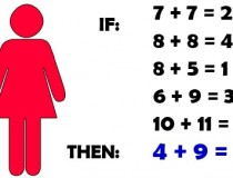 Nếu 7 + 7 = 2, 8 + 8 = 4, 8 + 5 = 1, 6 + 9 = 3, 10 + 11 = 9, thì 4 + 9 = ?,đố vui IQ,đố vui iq có đáp án,đố vui hình ảnh