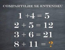 1 + 4 = 5, 2 + 5 = 12, 3 + 6 = 21, 8 + 11 = ?,đố vui IQ,đố vui iq có đáp án,đố vui hình ảnh