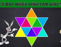 Có bao nhiêu hình tam giác?,đố vui IQ,đố vui iq có đáp án,đố vui hình ảnh