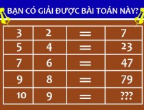 Bạn có giải được bài toán này không?,đố vui IQ,đố vui iq có đáp án,đố vui hình ảnh