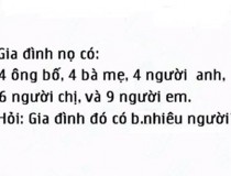 Gia đình có bao nhiêu người?,đố vui IQ,đố vui iq có đáp án,đố vui hình ảnh