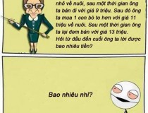 Được lời bao nhiêu tiền?,đố vui IQ,đố vui iq có đáp án,đố vui hình ảnh