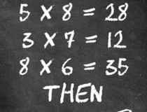 Tìm quy luật và điền số còn thiếu vào dấu ? Nếu 5 x 8 = 28, 3 x 7 = 12, 8 x 6 = 35, thì 13 x 13 = ?,đố vui IQ,đố vui iq có đáp án,đố vui hình ảnh