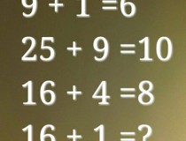 Tìm quy luật và điền số còn thiếu vào dấu ? 9 + 1 = 6, 25 + 9 = 10, 16 + 4 = 8, 16 + 1 = ?,đố vui IQ,đố vui iq có đáp án,đố vui hình ảnh