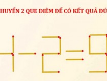 Di chuyển 2 que diêm bất kỳ để có kết quả đúng, bạn có làm được không?,đố vui IQ,đố vui iq có đáp án,đố vui hình ảnh