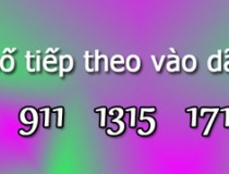 Tìm ra quy luật và điền số tiếp theo vào dãy số: 13 57 911 1315 1719 ?,đố vui IQ,đố vui iq có đáp án,đố vui hình ảnh