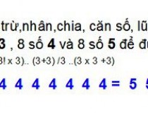 Điền các loại phép tính cộng trừ nhân chia, căn số, lũy thừa, giai thừa ... và dấu () vào 8 số 3, 8 số 4 và 8 số 5 để được 2017: 3 3 3 3 3 3 3 3 = 4 4 4 4 4 4 4 4 = 5 5 5 5 5 5 5 5 = 2017,đố vui IQ,đố vui iq có đáp án,đố vui hình ảnh