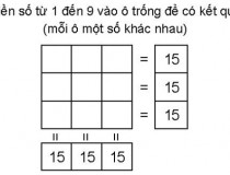 Điền số từ 1 đến 9 vào 9 ô trống để có kết quả đúng (mỗi ô một số khác nhau),đố vui IQ,đố vui iq có đáp án,đố vui hình ảnh