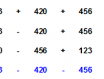 Nếu 123 + 420 + 456 + 999, 123 - 420 + 456 = 159, 420 - 456 + 123 = 870. Thì 123 - 420 - 456 = ?,đố vui IQ,đố vui iq có đáp án,đố vui hình ảnh