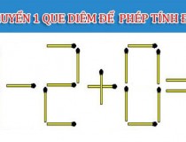 Di chuyển một que diêm để được phép tính đúng: 7 - 2 + 0 = 1,đố vui IQ,đố vui iq có đáp án,đố vui hình ảnh